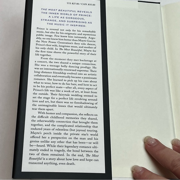 The Most Beautiful by Mayte Garcia Hardback Book My Life With Prince 80s 90s Y2K - Picture 8 of 9